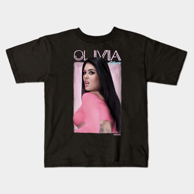 Olivia Kids T-Shirt by Art Simpson